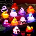 thumbnail image 3 of Joyfy 12 Pcs Halloween Rubber Ducks,Halloween Toys Glow-in-The-Dark Rubber Ducks in Bulk for Baby Toddlers Kids,Halloween Bath Toy Basket Prizes,Halloween Toys for Trick or Treaters, 3 of 7