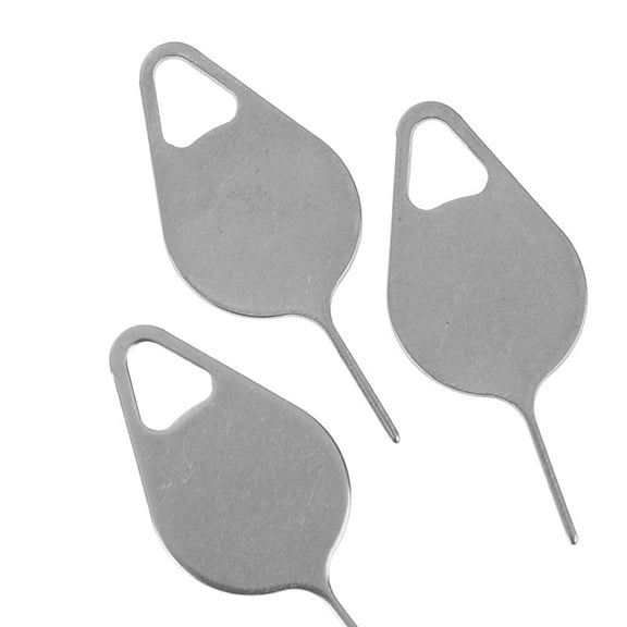 3pcs/set Sim Card Tray Removal Eject Pin Key Tool Stainless Needle for Phone