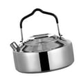 thumbnail image 3 of 1L Camping Kettle Stainless Steel Tea Kettle Coffee Pot Kitchenware Tea Pot Water Boiler for Fishing Travel Cooking Camping Mountaineering Argent, 3 of 8