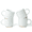 White, variant on Famiware 14oz Stoneware Coffee Mug, Service for 4, White