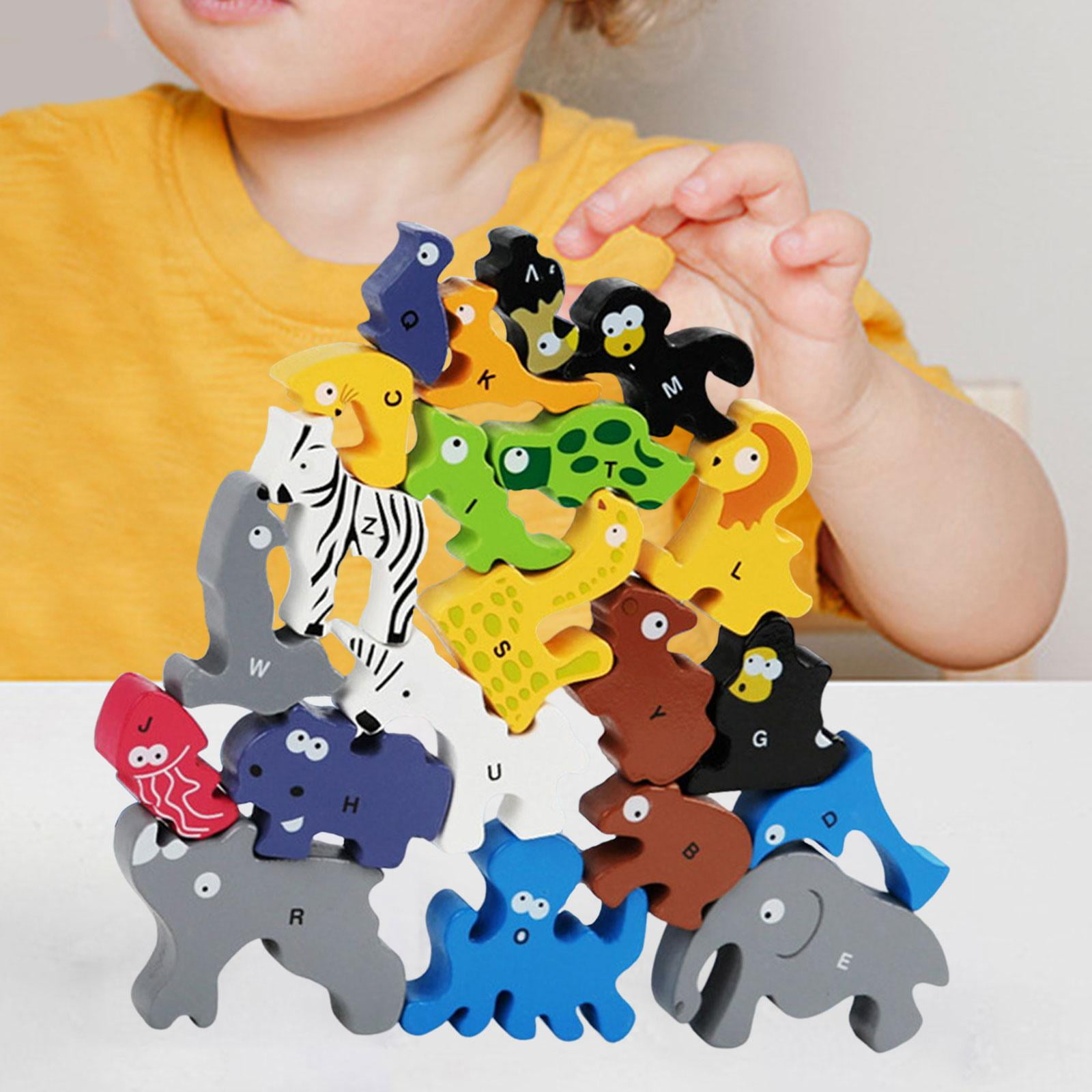LeeQinersw Balance and Skill Stacking Game Building Balance Training Educational Fine Motor Animal