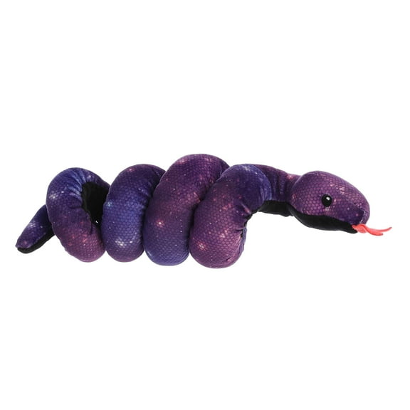 Aurora - Small Purple Snake - Wrist Wranglers Twilight Galaxy Snake - Playful Stuffed Animal