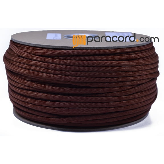 Bored Paracord Brand 550 Type III Paracord - Chocolate Brown - 250 Feet Spool