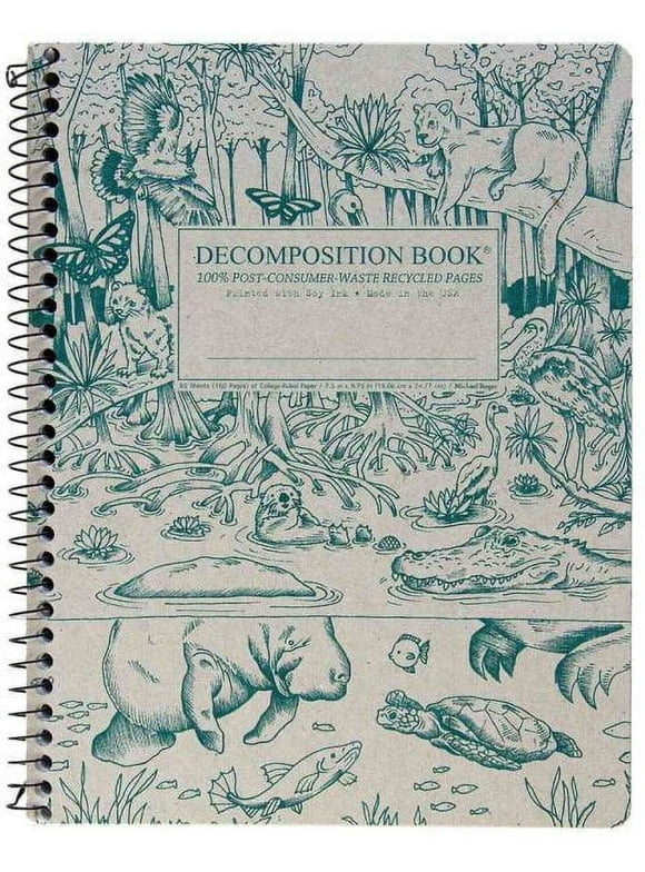 Everglades Coilbound Decomposition Book Ruled