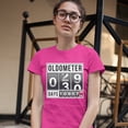 thumbnail image 3 of Tee Hunt Oldometer 29-30 T-Shirt Funny Odometer Women's T-Shirt Tee, Pink, 3X-Large, 3 of 5