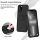 thumbnail image 2 of Compatible with iPhone 13 Pro Max Case 6.7inch with Ring Kickstand Liquid Silicone Microfiber Linner Anti-Scratch Full-Body Shockproof Protective Case, 2 of 4