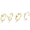 thumbnail image 3 of Anillos Bohemios Vintage, Conjunto De Anillos Para Nudillos, Conjunto De Anillos De Diamantes, Conjunto De Anillos De Tobillo Para Mujeres Y Niñas 7 Unids Serendint AP006771-02, 3 of 6