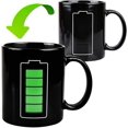 thumbnail image 3 of CZCPP-tasses à Changement de Chaleur, Tasses Sensibles en Céramique Chauffées pour Café avec Batterie Rechargeable, 12oz Tasse à Thé Noire Mignonne, 3 of 4