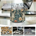 thumbnail image 6 of Yayeee Ashtray with Lid for Cigarette Smokeless Stainless Steel Home Ash Holder, Flowers Cat, 6 of 7