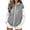 Gray, variant on Tqcoqu Women's Color Block Zip Up Hoodie,Drawstring Hood Long Sleeve Kangaroo Pocket Loose Casual Sweatshirt Jacket Tops,2026 Fall Winter Trendy Clothes,Army Green Women's S-XXL