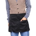 thumbnail image 4 of BESTYASH Delantal De Medio Cuerpo Negro Para Mujer Con Moderno Y Bolsillo Funcional, 4 of 7