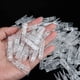 thumbnail image 4 of 100 piezas Mini clips de plástico transparente para colgar fotos (transparente)$100 Piezas Mini clips de clavijas de plástico transparente (Transparente)$100 Piezas Clips de fotos Mini clips de, 4 of 5