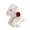 White, variant on Valentines Horse, 10Inch Cute Horse Stuffed Animals with Rose Kawaii Valentines Stuffed Animal Horse Plush, Valentine’s Day Gift for Girlfriend Boyfriend Kids(White)