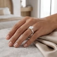 thumbnail image 5 of Rosec Jewels Lab Grown Diamond Solitaire Engagement Ring 2 Carat - IGI Certified (E-VS1 Quality) - with Jewelry Box, 18K White Gold, US 10.00, 5 of 8