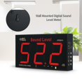 thumbnail image 5 of Medidor de nivel de sonido Ar884a con pantalla LCD grande Medidor de nivel de sonido digital montado en la pared Medidor de ruido digital Probador de monitoreo de decibeles Ruido, 5 of 5
