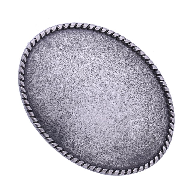 Hebilla de cinturón de 38 mm Sunnimix plata para hombre