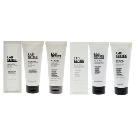 Lab Series All-In-One Multi Action Face Wash With Face Treatment and Defense Lotion SPF 35 4 Pc Kit - 6.7oz Cleanser, 3.4oz Cleanser, 3.4oz Treatment, 3.4oz Lotion