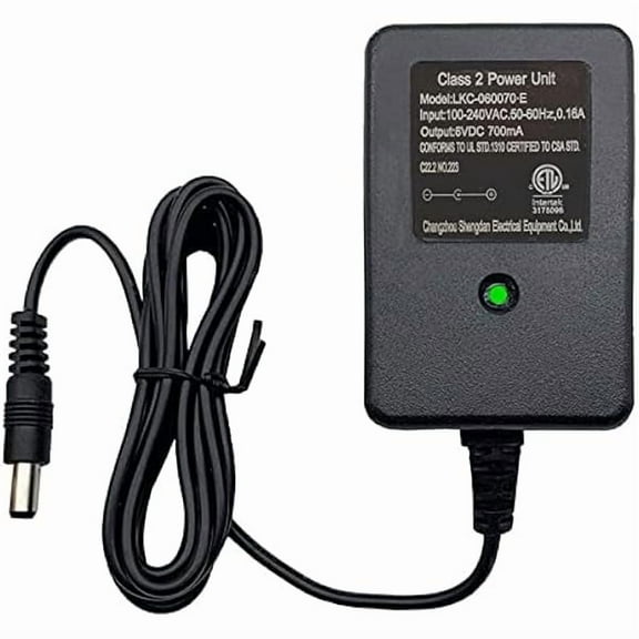 weelye 6V DC 700mA Kids Powered Ride On Car Charger,Universal Children's Electric Ride-On Toys for Kidzone Bumper SUV Toddler Quad ATV Parts