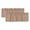 Gingerbread Brown, variant on 2 Pack Valances for Windows 42 x 12 Inch, Navy Blue Stripes Decorative Kitchen Curtain Valance, Vintage Rustic Simple Lines Pattern Rod Pocket Short Curtains Window Treatment for Bathroom/Cafe