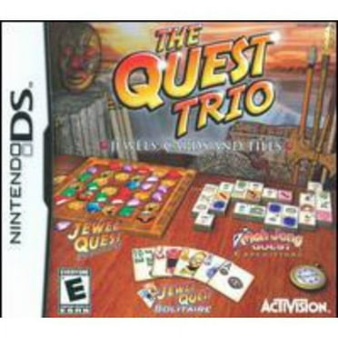 Quest Trio NDS - Nintendo DS - Jewel Quest Expeditions   Jewel Quest Solitaire   MahJong Quest Expeditions