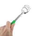 thumbnail image 5 of Unique Bargains 2 Pcs Extendable Bear Claw Stainless Steel Back Scratcher for Men and Women green, 5 of 6