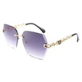 thumbnail image 1 of Gafas de Sol FEISEDY Clásicas Sin Montura B2567 con Armazón Metálico para Mujer, 1 of 8