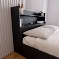 thumbnail image 4 of Nexera Hunter Full Size Bookcase Headboard, Black, 4 of 6