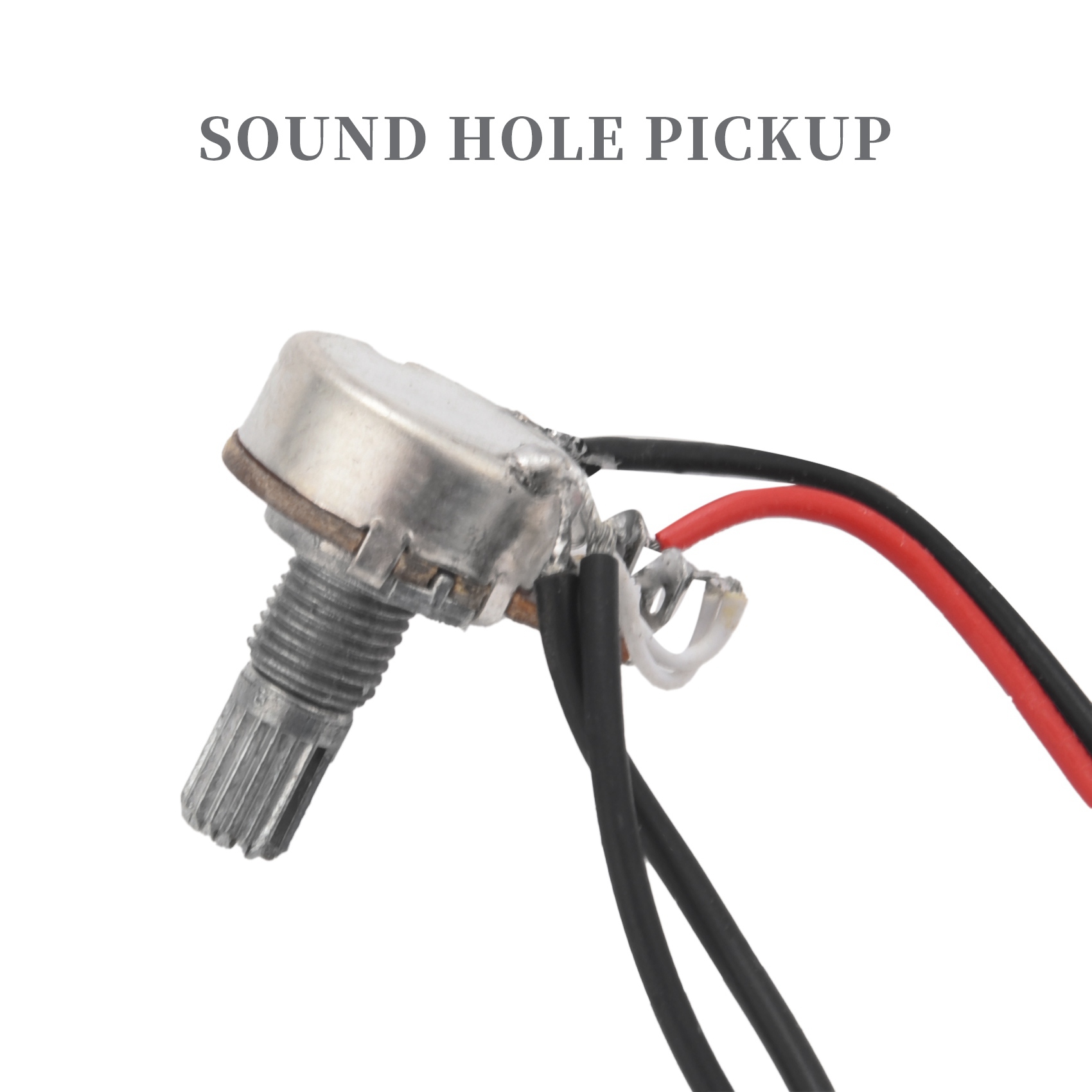 10X Magnetic Acoustic Pickup for Guitar Black