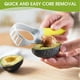 thumbnail image 5 of Rebanador de aguacate 5 en 1, paquete de 2 exprimidores de aguacate multifunción, divisor de frutas con mango cómodo, descorazonador de frutas para manzanas, peras JAMW Sencillez, 5 of 5