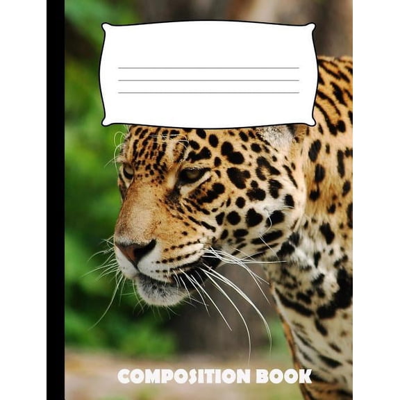 Composition Book: Panther Composition Notebook Wide Ruled (Paperback)