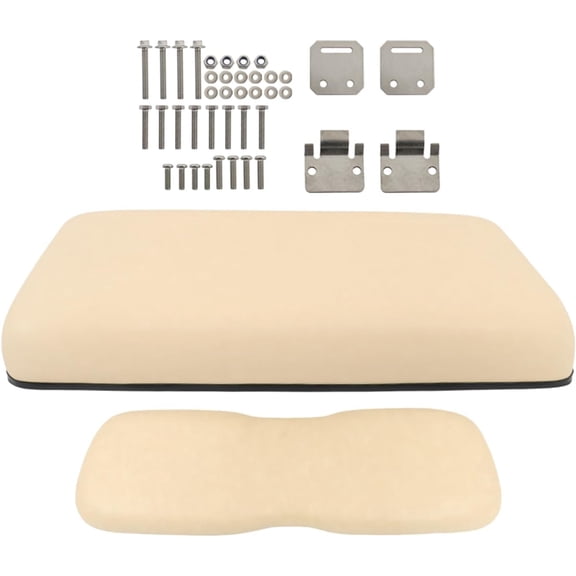 LABLT Front Seat Bottom and Seat Back Assembly Replacement for Club Car DS 2000.5-Up 102076601 102076602