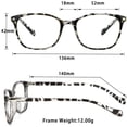 thumbnail image 4 of LifeArt Blue Light Blocking Computer Reading Glasses with Transparent Lens for Women/Men, 4 of 10