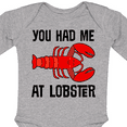 thumbnail image 4 of Inktastic Funny Lobster Lover Kids Seafood Boys or Girls Long Sleeve Baby Bodysuit, 4 of 5