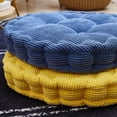 thumbnail image 4 of Xiao Hua Blue circular dining chair cushion -1 piece, diameter 14.96 inches, height 3.54 inches, soft tatami cushion, suitable for kitchen dining chair cushion, terrace and office, 4 of 4