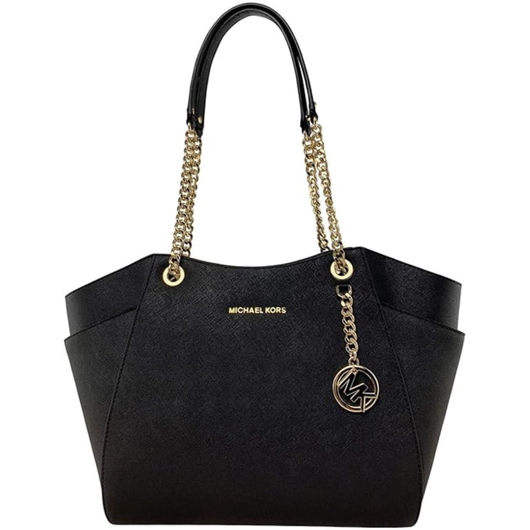 jet set saffiano travel tote bag black Michael Michael Kors Extra-Small Leather Top-Zip The classic NWT! Michael Kors Jet Set