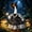 TQF23-B, variant on Halloween Outfit for 23 Inch Porch Goose Statue - Outdoor Halloween Decoration (B)
