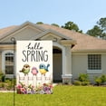 thumbnail image 2 of Hello Spring Birds On Fence Garden Flag For Home Outdoor Garden Yard Decor 12x18 Inch, 2 of 5