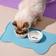 thumbnail image 5 of Estera de alimentación para mascotas, tapete para cuenco para gatos, tapete para platos para perros de 17,3 pulgadas, tapete para alimentación para perros, diseño de última generación, 5 of 8