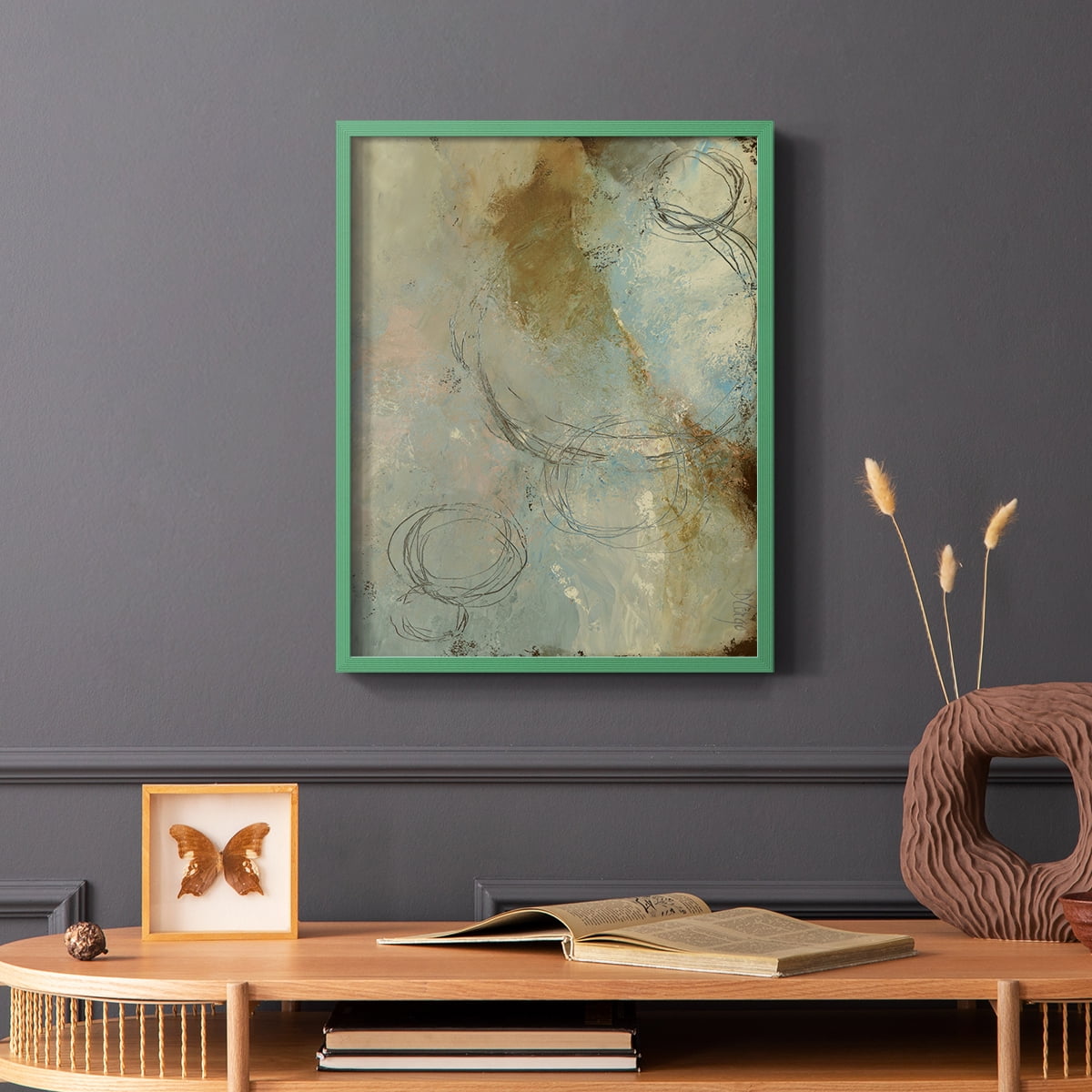 Zen Path I Framed Print - Solid Wood in Single Picture Frame Solid Wood 2 Framed Print