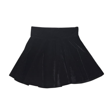 

QIPOPIQ Outfit Dress for Girls Clearance Infant Baby Girl Half High-Waist Skirt Velvet Solid Pleated Princess Warm Skirts