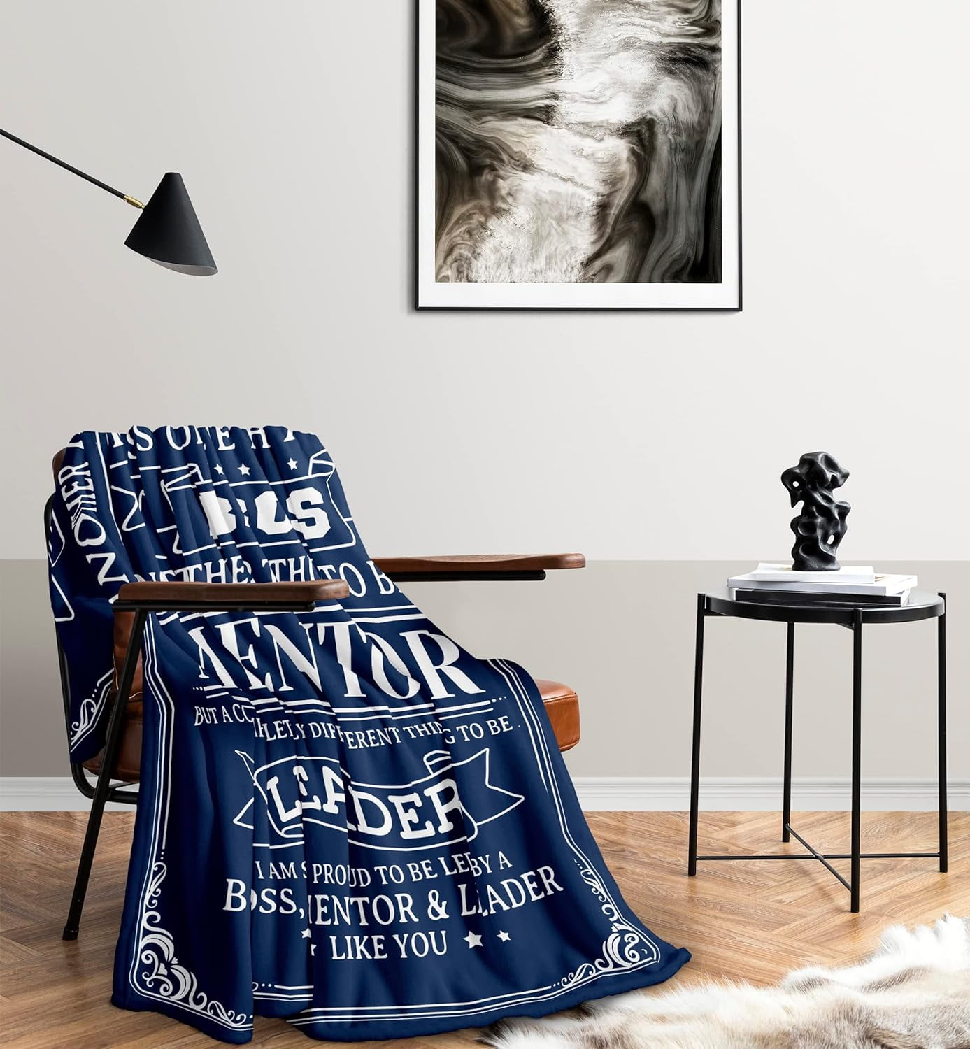 Punofell Christmas Boss Gifts for Men/Women - Boss Lady Gifts - Mentor Gifts - Boss Day Gifts - Gift for Female/Male boss - Boss Birthday Gifts Ideas - Boss/Leader Appreciation Gift Blanket