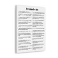 thumbnail image 3 of Scripture Walls Proverbs 26 Chapter White Bible Canvas Christian Wall Art Ready to Hang Unframed, 3 of 13