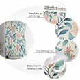 thumbnail image 7 of Shower Curtains Watercolors Pink Floral Bath Curtain Green Leaf Waterproof Bathroom Shower Curtain Set with Hooks Decoration 72 x 84 Inches, 7 of 7