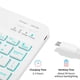 thumbnail image 2 of Samsung Galaxy Tab A9+ Leather Case with Detachable RGB Backlit Keyboard, 2 of 5