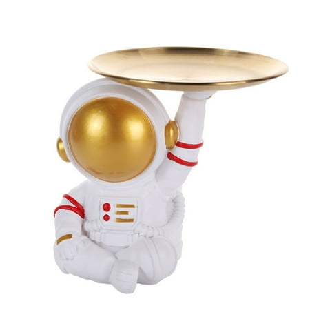 

NUOLUX Resin Spaceman Adornment Hallway Sundries Organizer Cartoon Candies Holder