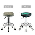 thumbnail image 5 of Lsque Northern Lights 2 Pattern Round Bar chair cushion covers Velvet Fabric Premium Comfort Protects from Scratches and Stains for 14-17 Inch Chair-14 inch, 5 of 7