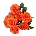 thumbnail image 1 of Fundaslor de rosa artificial falsa flor falsa floral boda ramo de mesa decoración del hogar Eigraketly JJ20557-05, 1 of 4