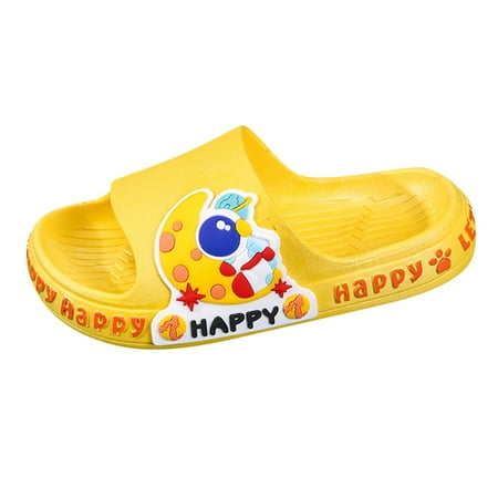 

Aompmsdx Toddler Kids Boys Girls Cartoon Cute Beach Water Non-Slip Slippers Shoes 3-10Ytennis