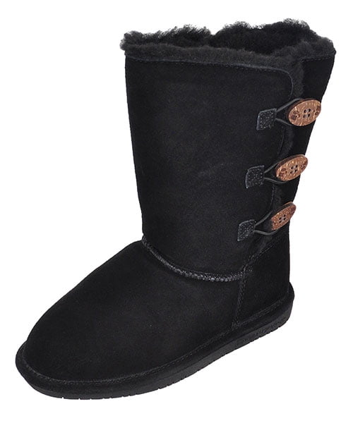 Bearpaw Boots Girls Lauren Toggle Cow 