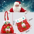 thumbnail image 2 of Bolsa de Navidad, bolsa de regalo de Navidad, Papá Noel y muñeco de nieve, bolsa de regalo/caramelo de Navidad, suministros de fiesta de Navidad, para regalos de Navidad 3 uds. JAMW Sencillez, 2 of 4